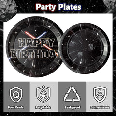 BOpusail galaxy napkins provide quick cleanup after galaxy themed fun