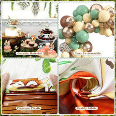 BORAMDO Forest Animal Cake Toppers add charming accents to cupcakes and cakes for adorable treats