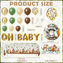 BORAMDO Welcome Baby Banner greets guests with a warm neutral theme