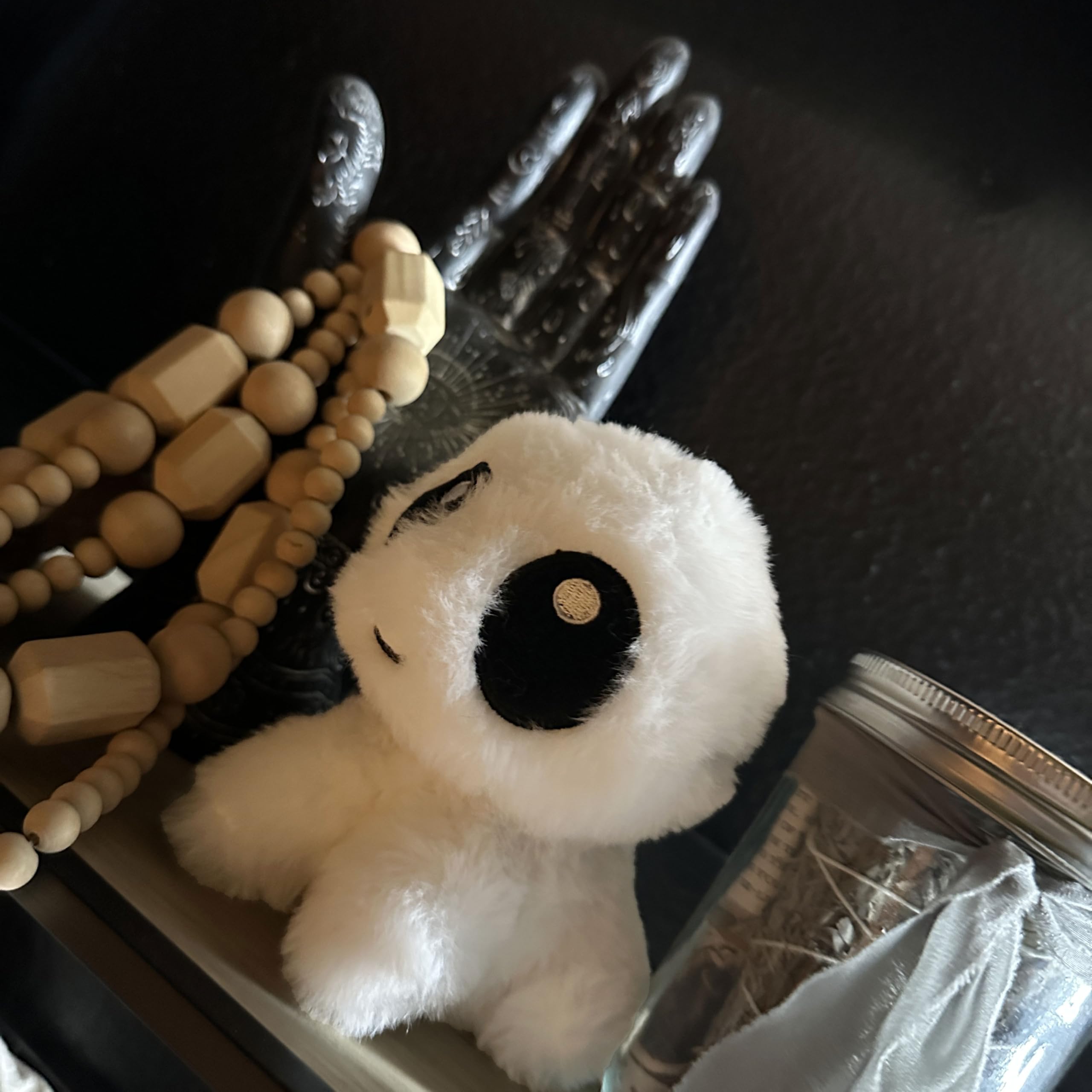 Borbs TBH Yippee Creature plush side view shows luxuriously soft fabric.