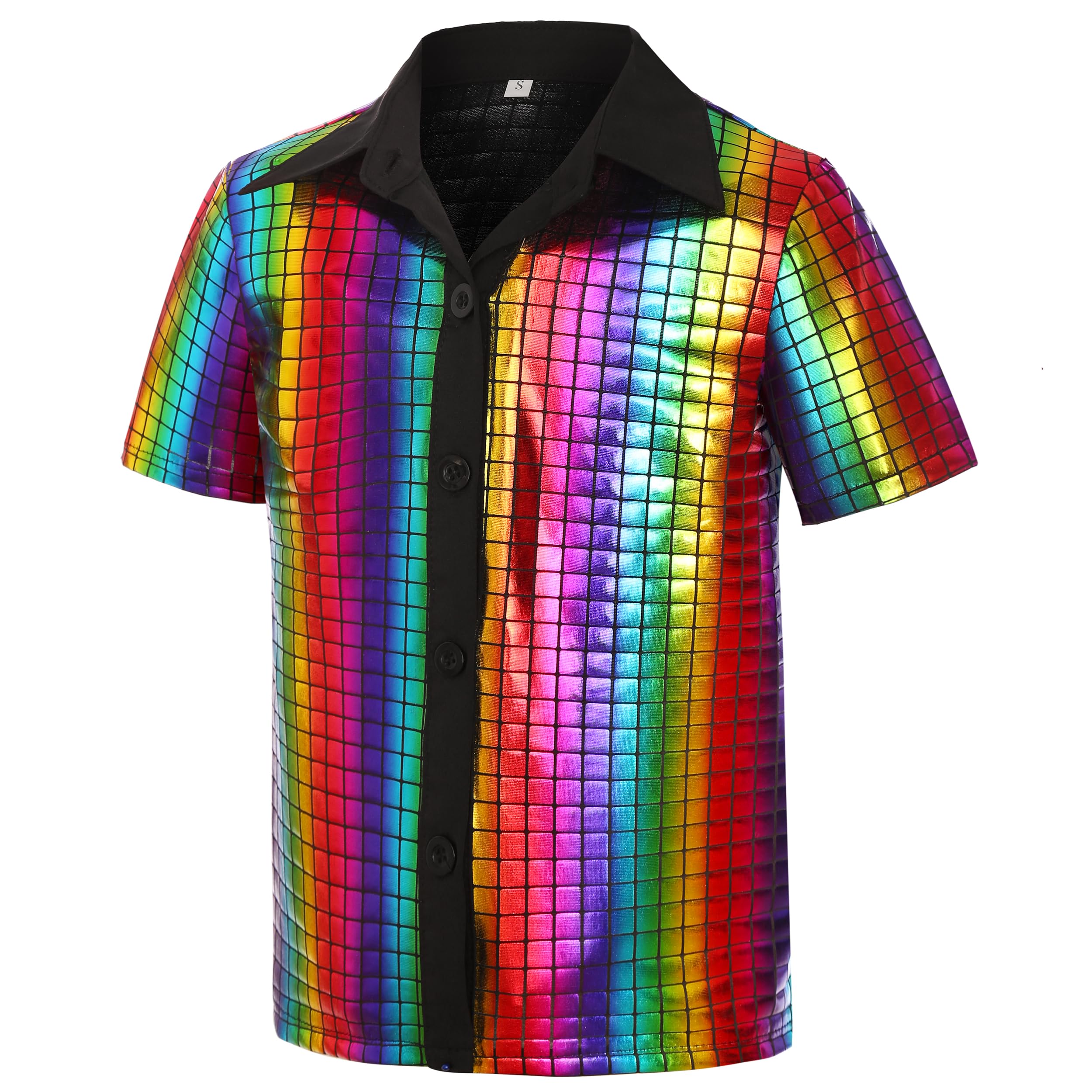 Bordazor Kids Disco Costume glasses add playful sparkle for photo moments.