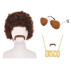 Bordazor Kids Disco Costume pants complete the full retro outfit.