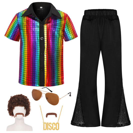 Bordazor Kids Disco sequin shirt shines under party lights for a bold look