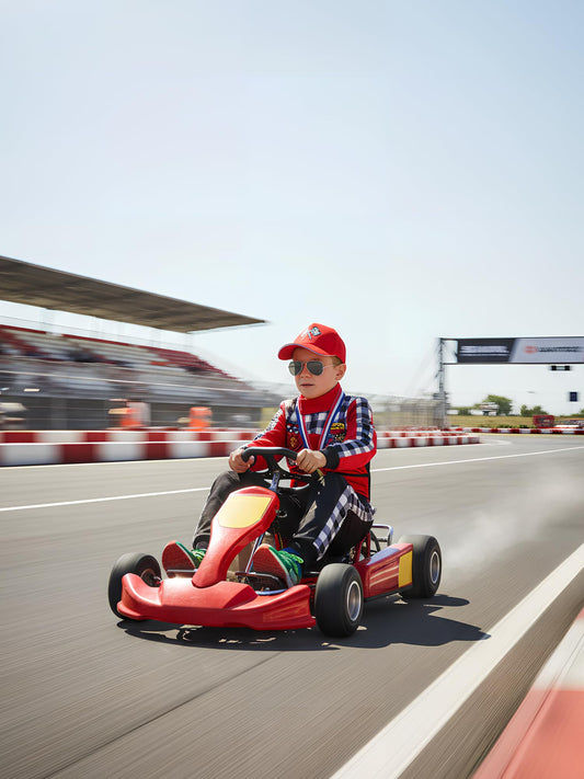 Bordazor kids race car driver cap enhances the racing look