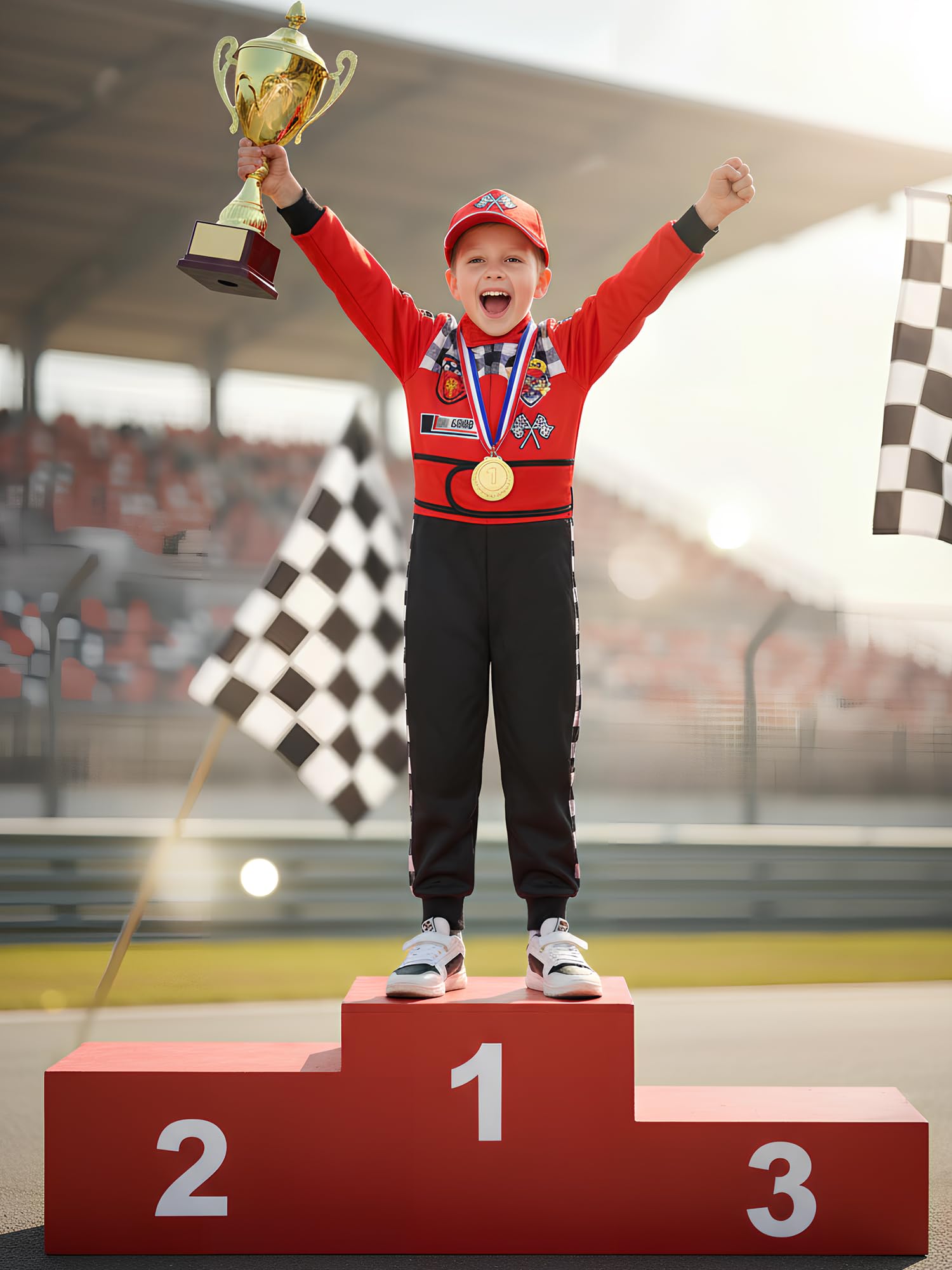 Bordazor gold medal accessory for a winner-inspired costume