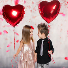 BorKinHa easy-seal 18-inch heart balloons keep decorations neat and long-lasting.