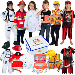 Born Toys 6-in-1 office costume with accessories for imaginative role-play at home