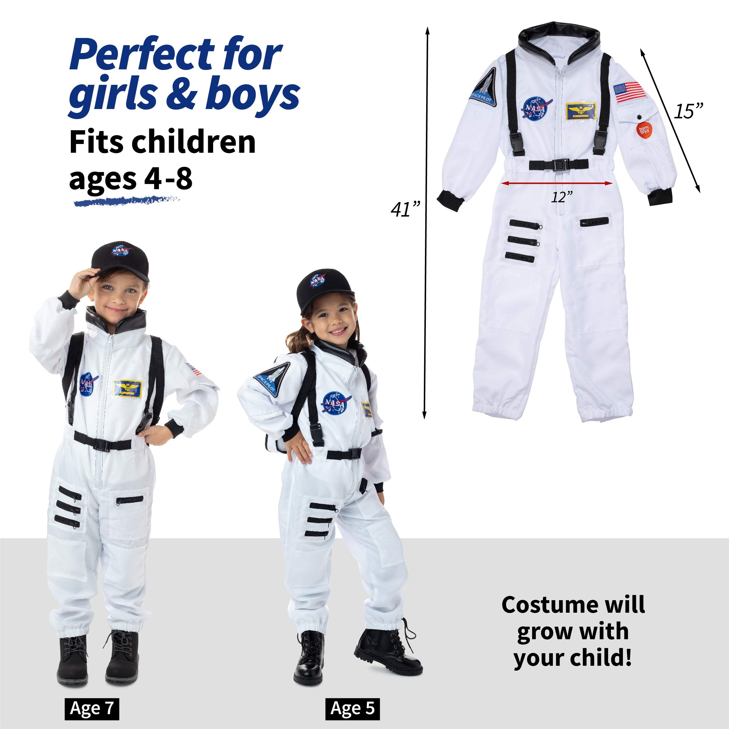 Born Toys construction worker costume for building games and teamwork.
