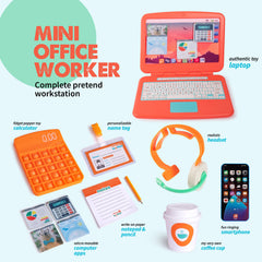 Born Toys home office phone supports pretend calls and role-play.