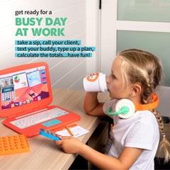Born Toys name badge helps kids assume office roles.