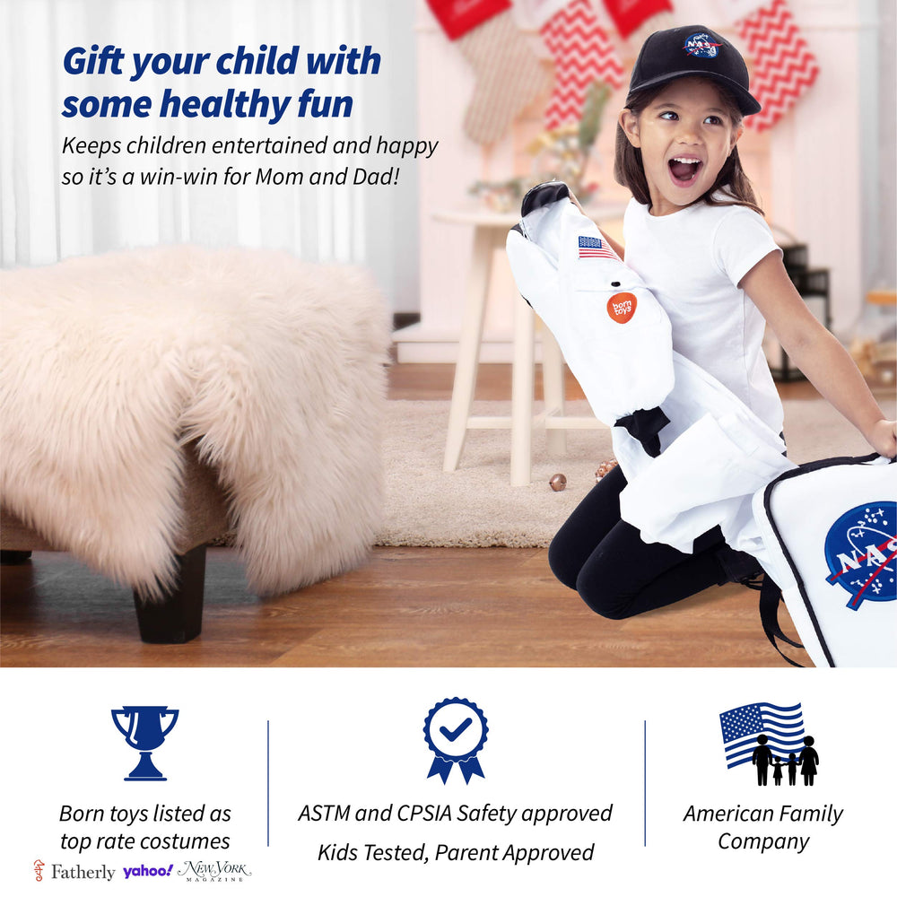 Born Toys office role costume for pretend meetings and imaginative play.