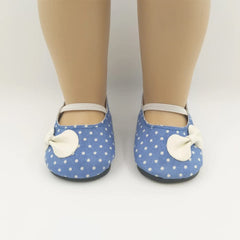 BOSOIRSOU 18-inch doll cloth shoes – soft fabrics with a sturdy fit for daily adventures.