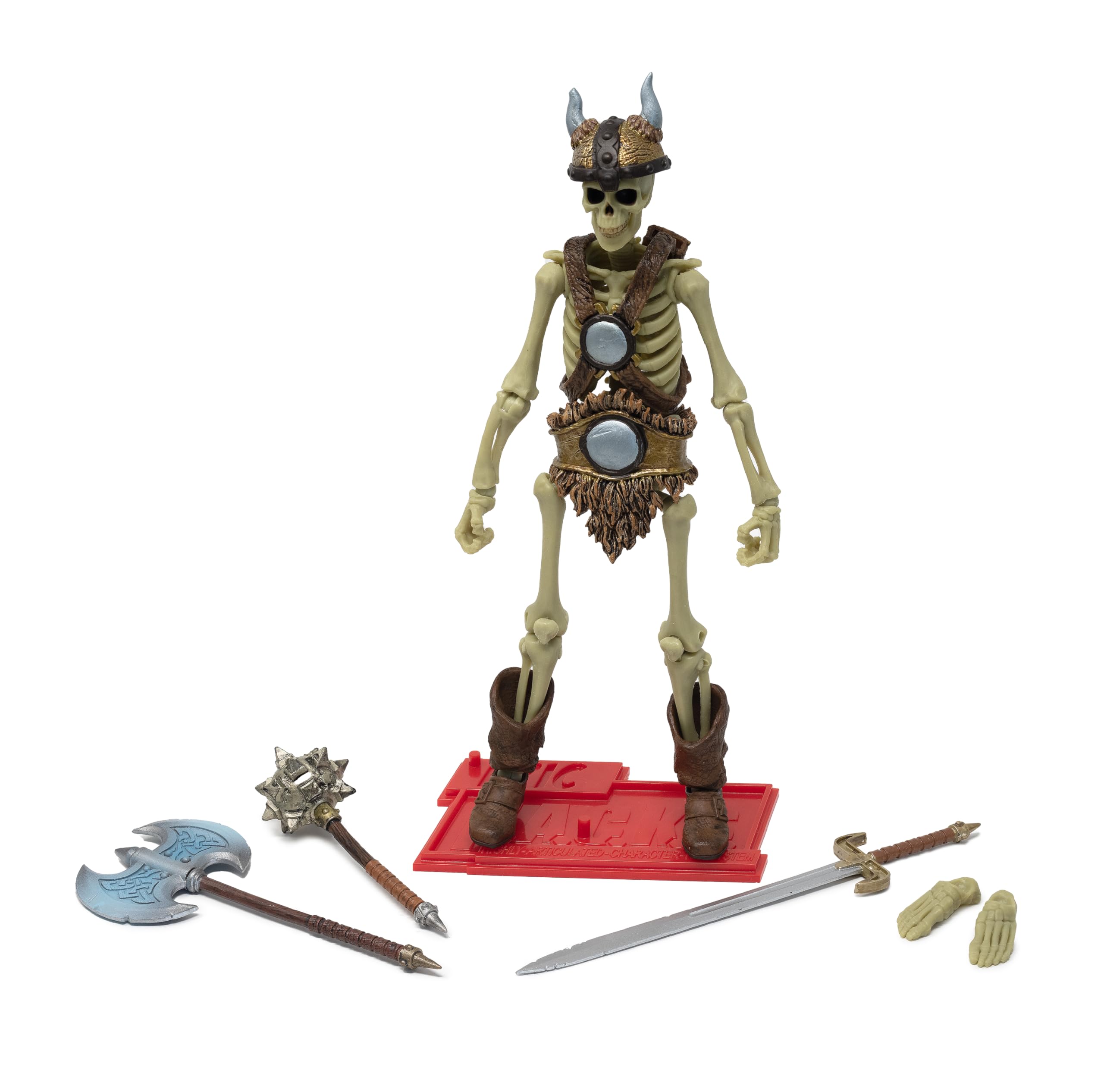 Epic H.A.C.K.S. accessories set showing interchangeable heads and hands for customization.