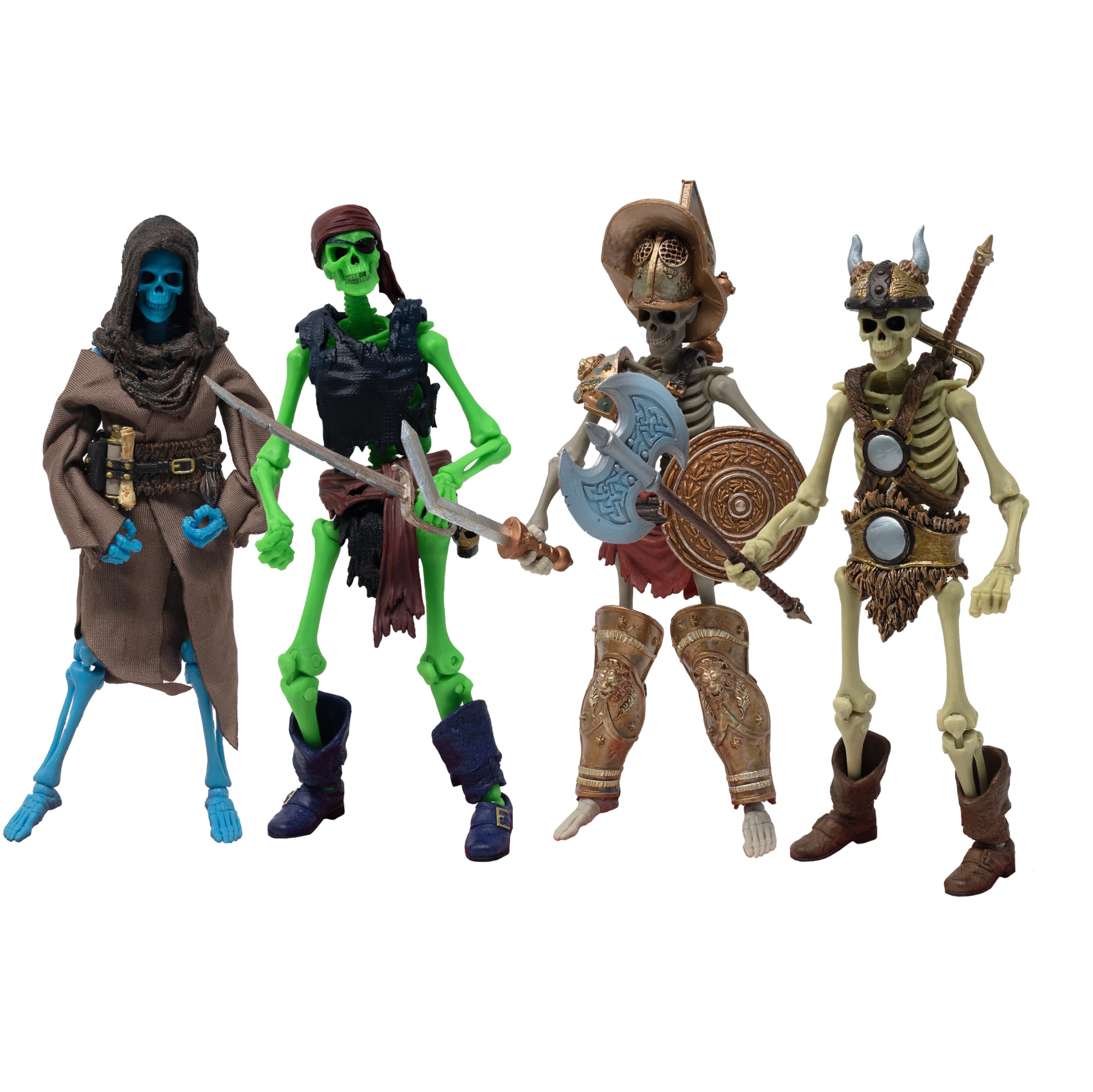 Boss Fight Studio Epic H.A.C.K.S. Grim Spectre figurine with articulated joints for dynamic poses.