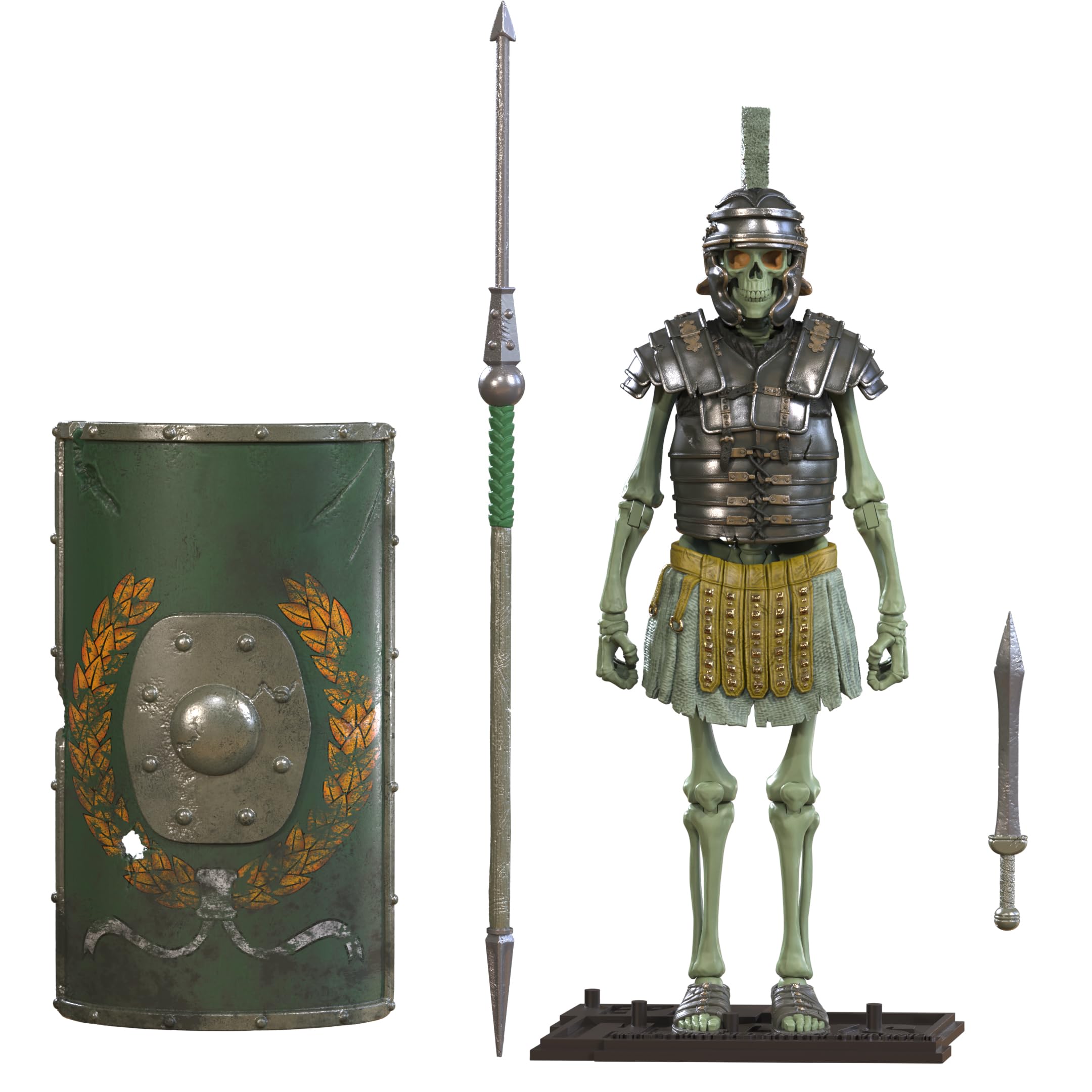 Boss Fight Studio Epic H.A.C.K.S. Grim Spectre with interchangeable parts for customization.