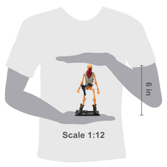 Boss Fight Studio Epic H.A.C.K.S. Outlaw skeleton stance ideal for dynamic dioramas.