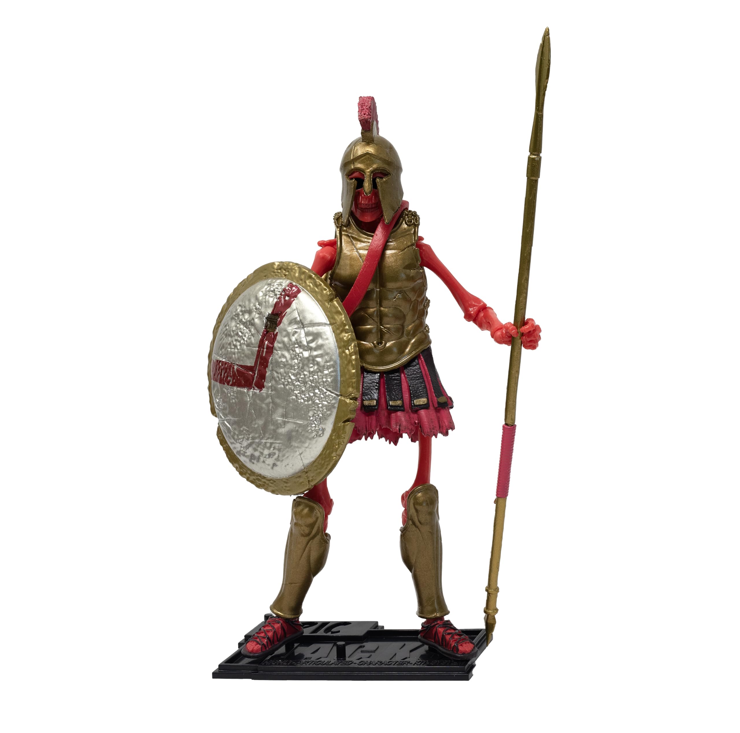 Boss Fight Studio Epic H.A.C.K.S. Spartan Warrior Skeleton helmet highlights detailed sculpting for dramatic display