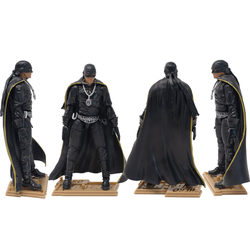 Display stand keeps Boss Fight Studio Alejandro Murrieta figure steady for shelves.