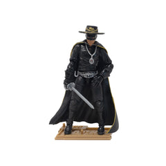 Boss Fight Studio Hero H.A.C.K.S. Alejandro Murrieta with hat enhances authentic Zorro look for display.