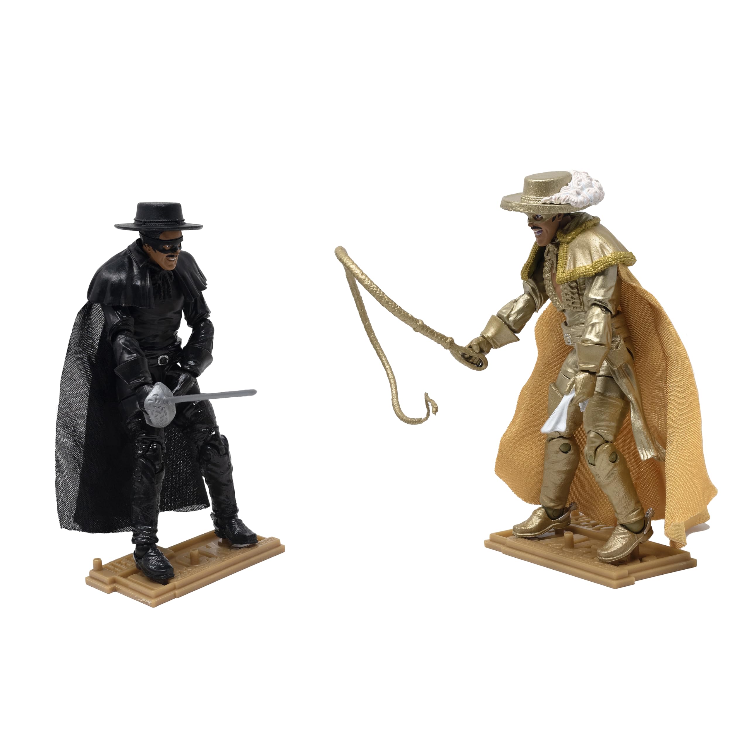 Boss Fight Studio highly articulated joints enable dynamic figure displays.