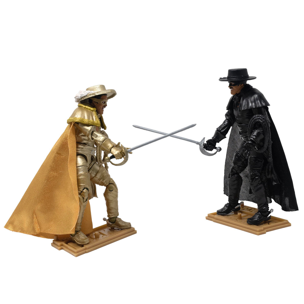 Boss Fight Studio Zorro figures ready for immersive storytelling displays.
