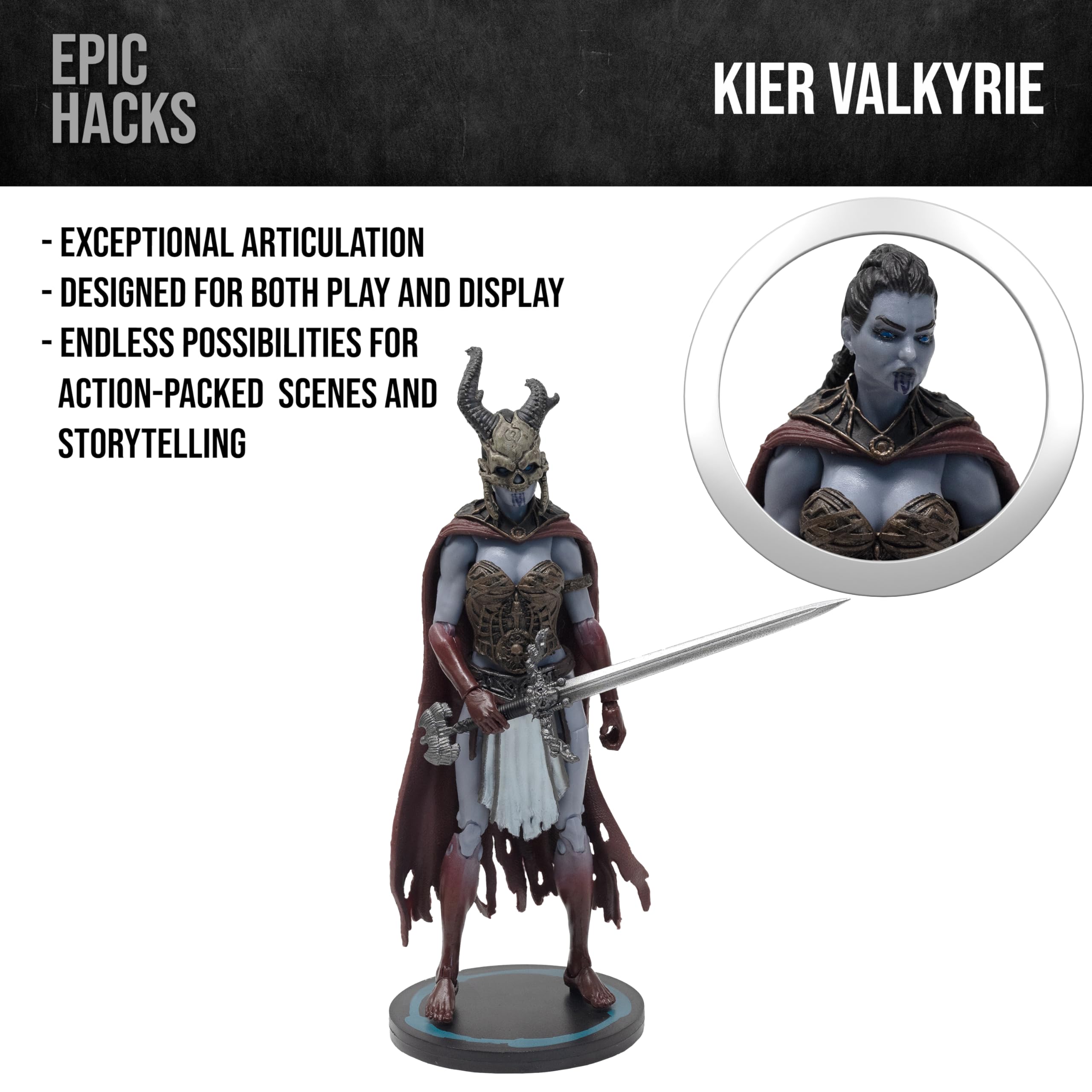 Kier cape accessory adds dramatic posing options