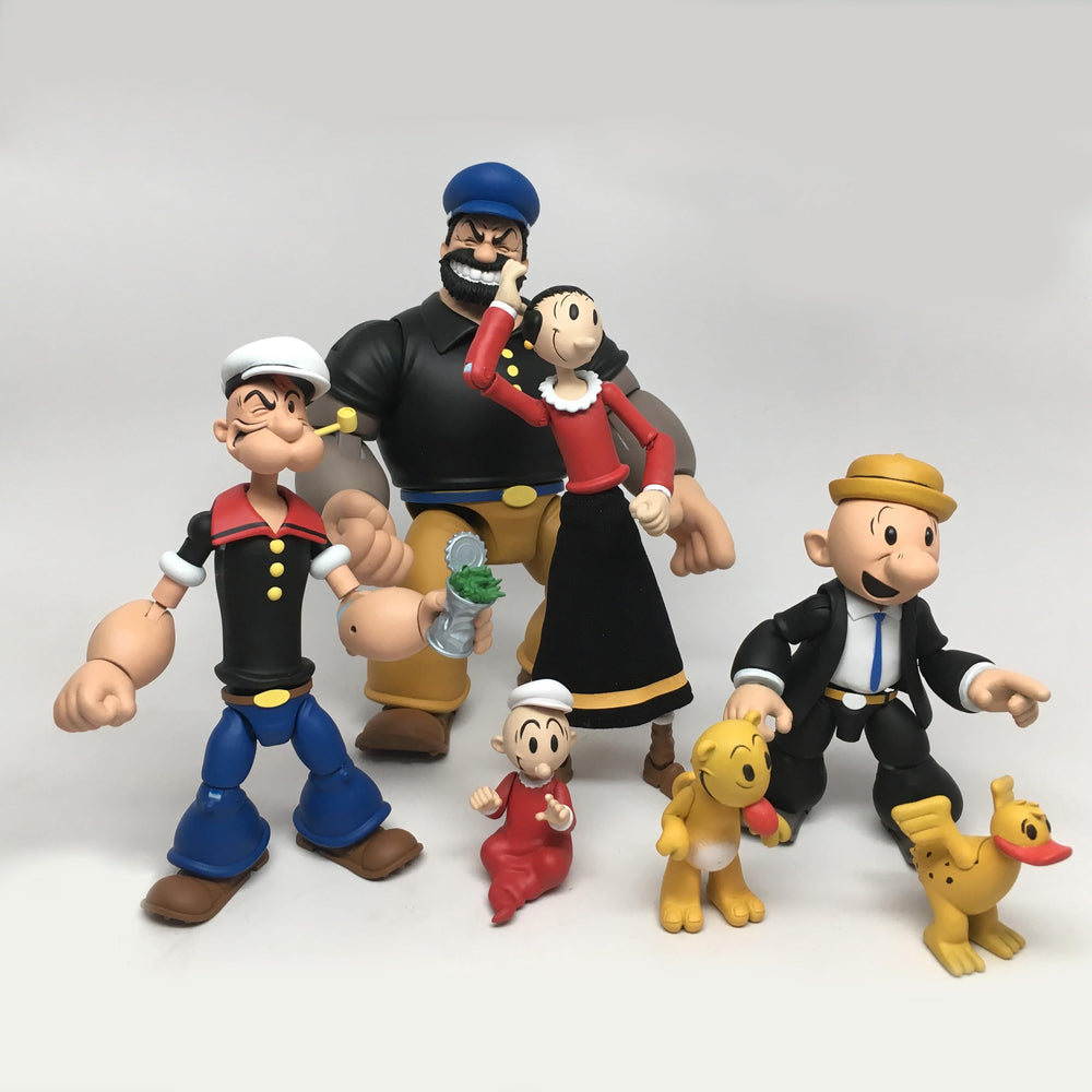 Boss Fight Studio Olive OYL and Swee Pea diorama scene idea