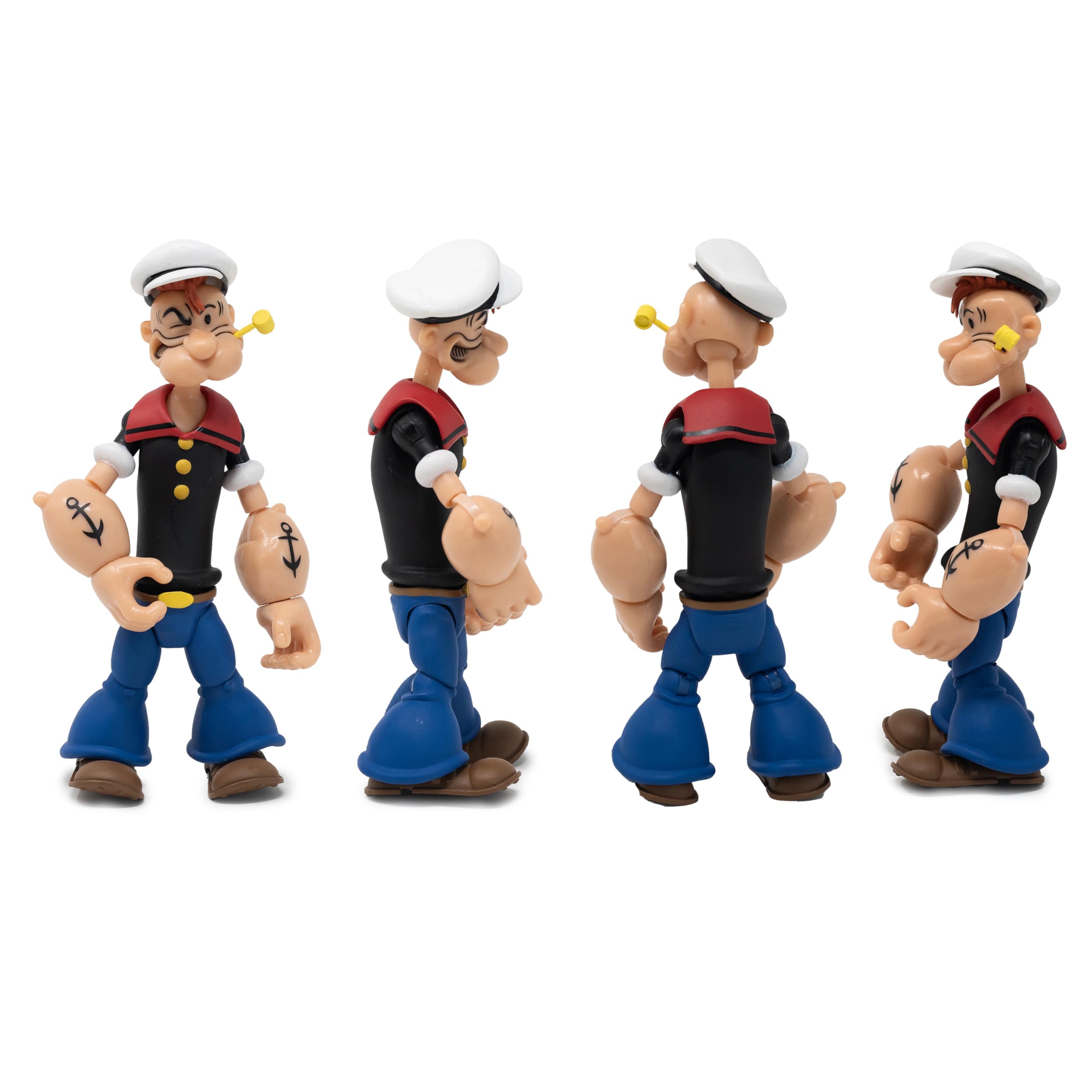 Alternate head offers different expressions for storytelling and display.