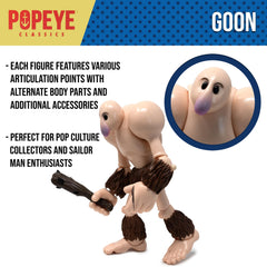 Boss Fight Studio Popeye The Goon in 1:12 scale for accurate display.