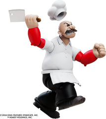 Popeye Rough-House articulation demo shows flexible joints