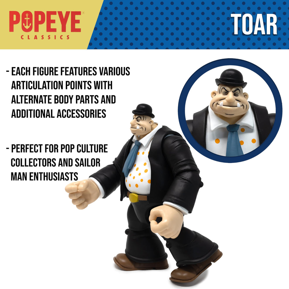 Boss Fight Studio Popeye Toar 1:12 scale fits classic collecting displays.