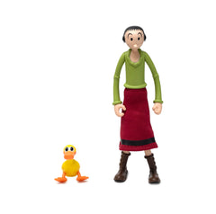 Boss Fight Studio Power Stars Olive Oyl figure with duck accessory for display