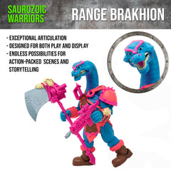 Range Brakhion accessories display shows complete weapon and gear set
