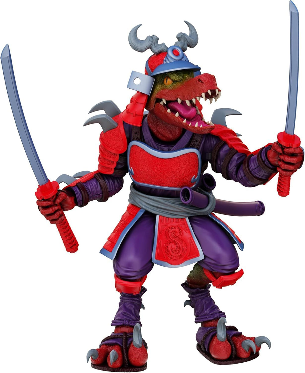 Boss Fight Studio Sokudo Legion front view shows armored dinosaur hero ready for dynamic poses.