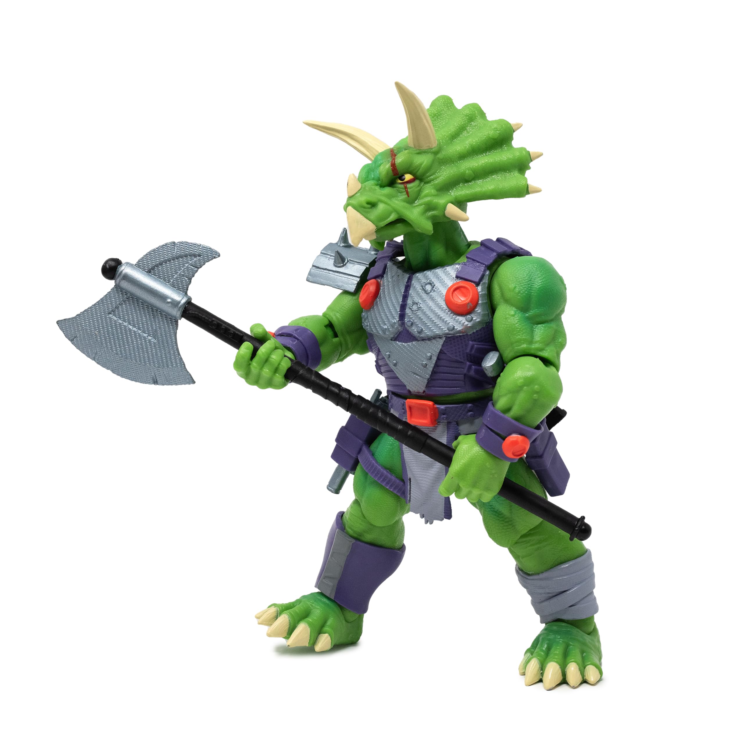 Boss Fight Studio Saurozoic Triax Skiver is display ready for collectors.
