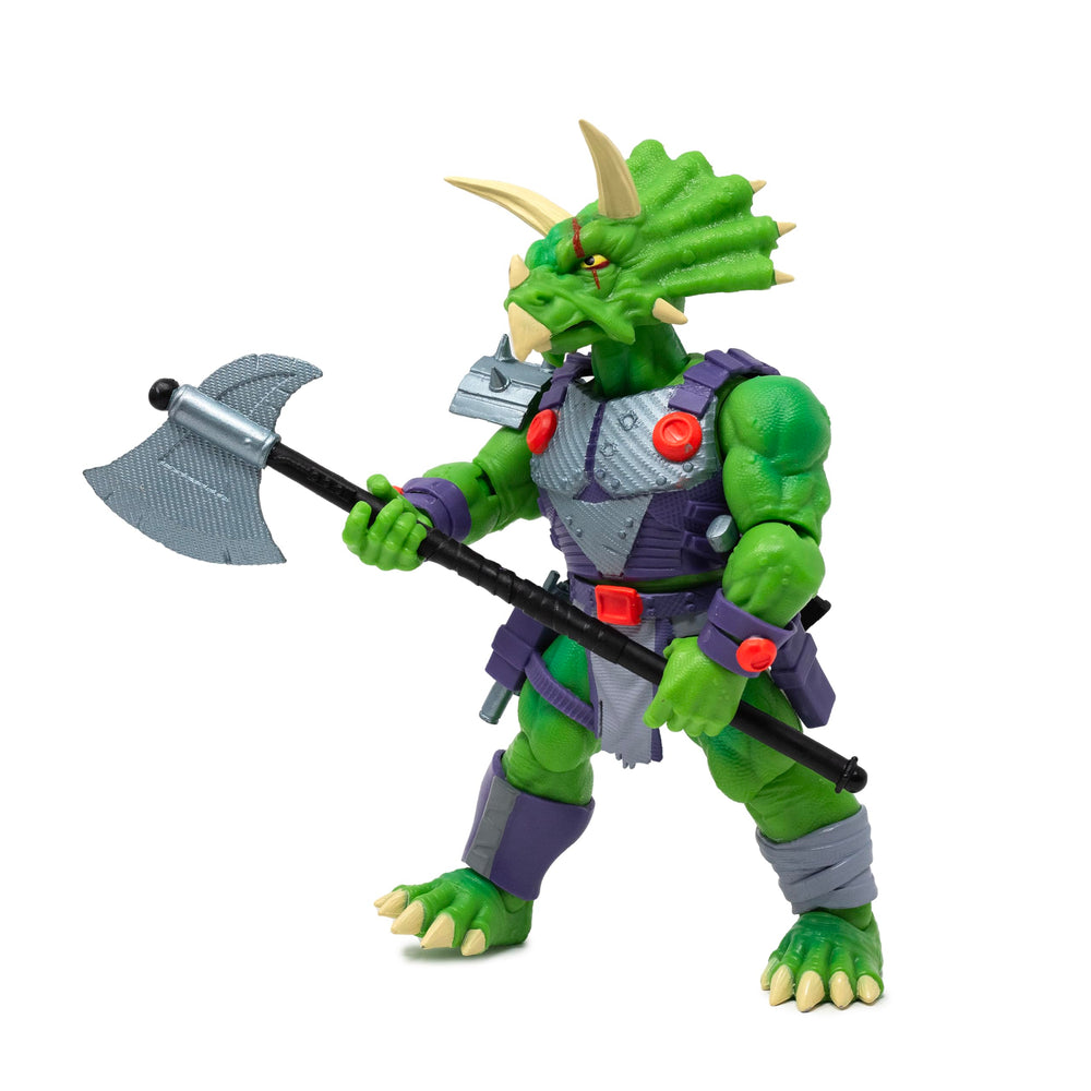Boss Fight Studio Saurozoic Triax Skiver is display ready for collectors.