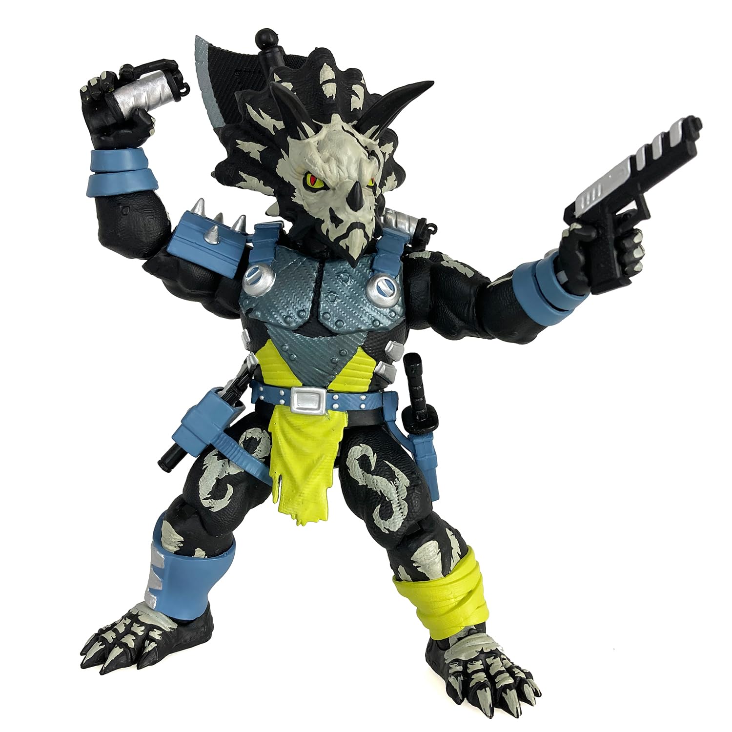 Boss Fight Studio Saurozoic Warrior Triax Skiver in Night Lands deco ready for dynamic battles.