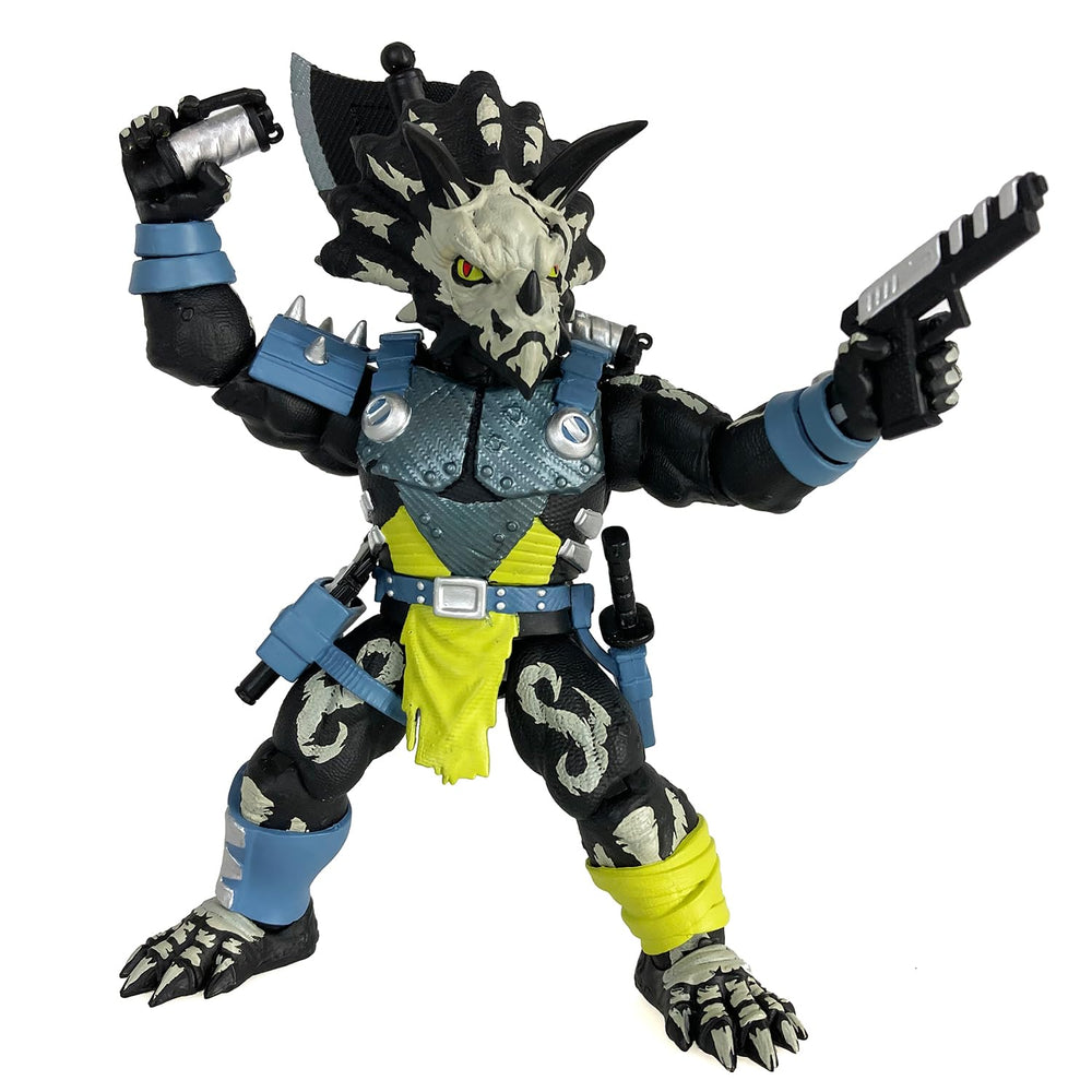 Boss Fight Studio Saurozoic Warrior Triax Skiver in Night Lands deco ready for dynamic battles.