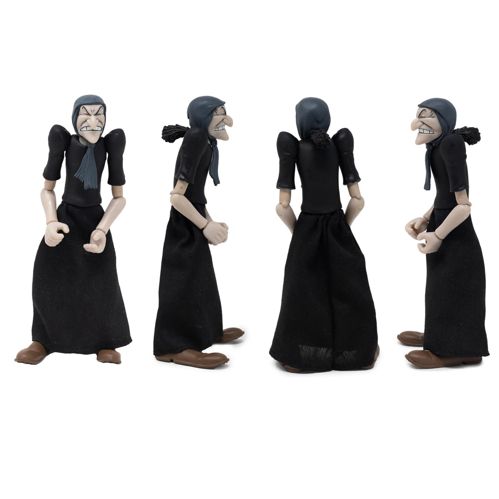 Vulture henchman accessory beside Sea Hag figure for menacing display setups