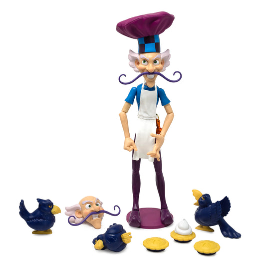 Strawberry Shortcake Deluxe Purple Pie Man figure with articulation for dynamic posing.