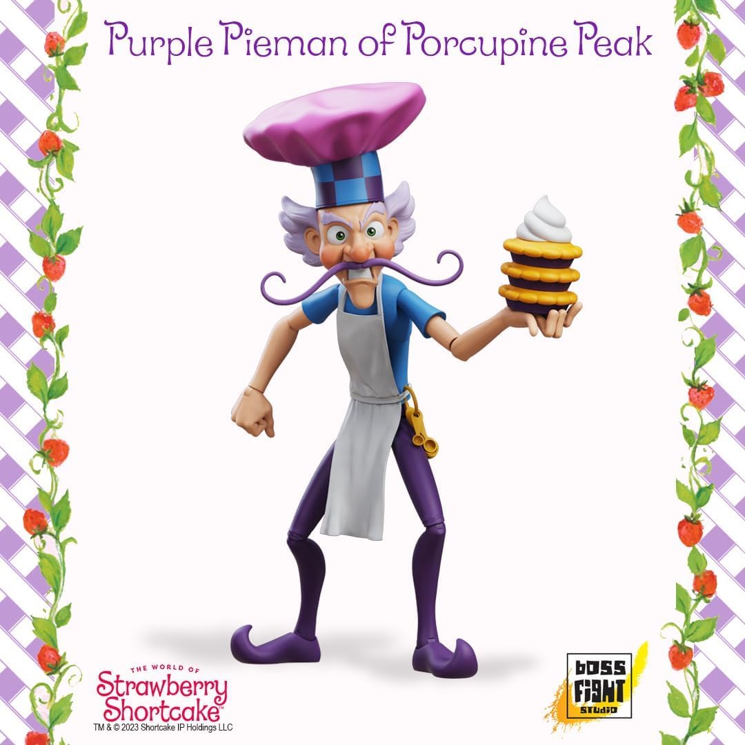 Official licensed Strawberry Shortcake design by Boss Fight Studio for collectors.