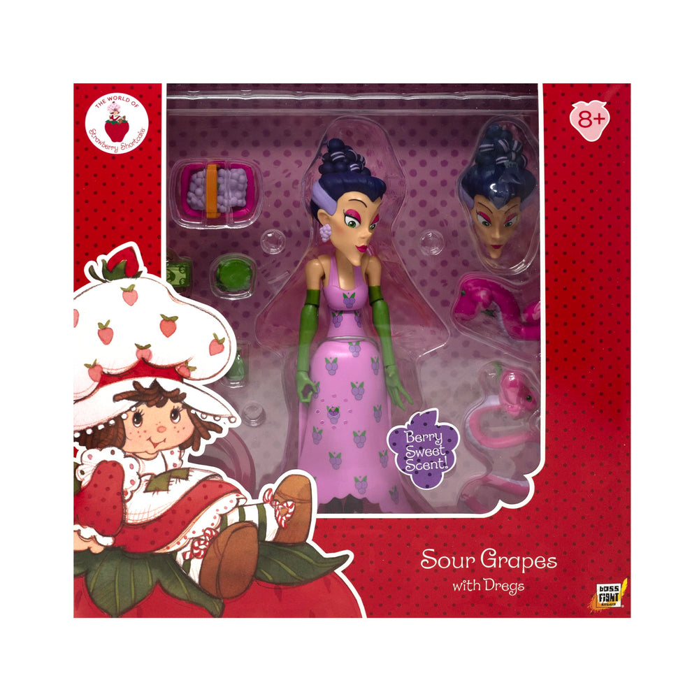 Basket of grapes accessory enhances fruity vignette for Boss Fight Studio figure.