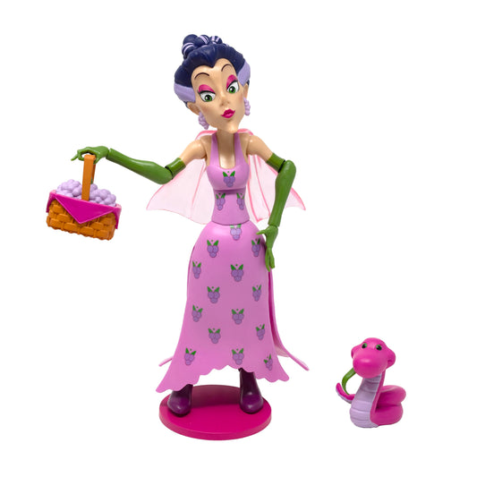 Boss Fight Studio Strawberry Shortcake Deluxe Sour Grapes figure, front view, ideal for display.