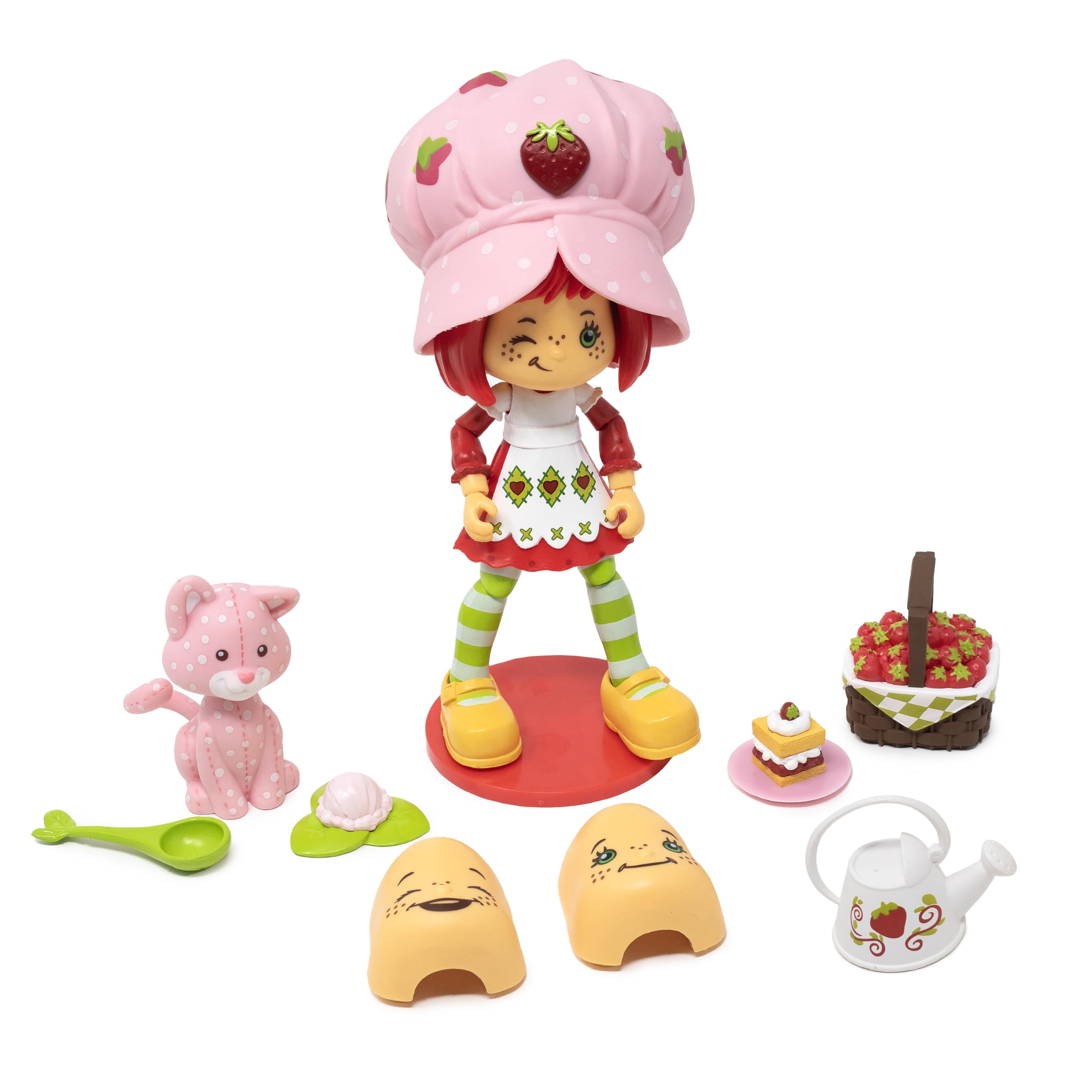 Boss Fight Studio Strawberry Shortcake figure front view showing poseability for display