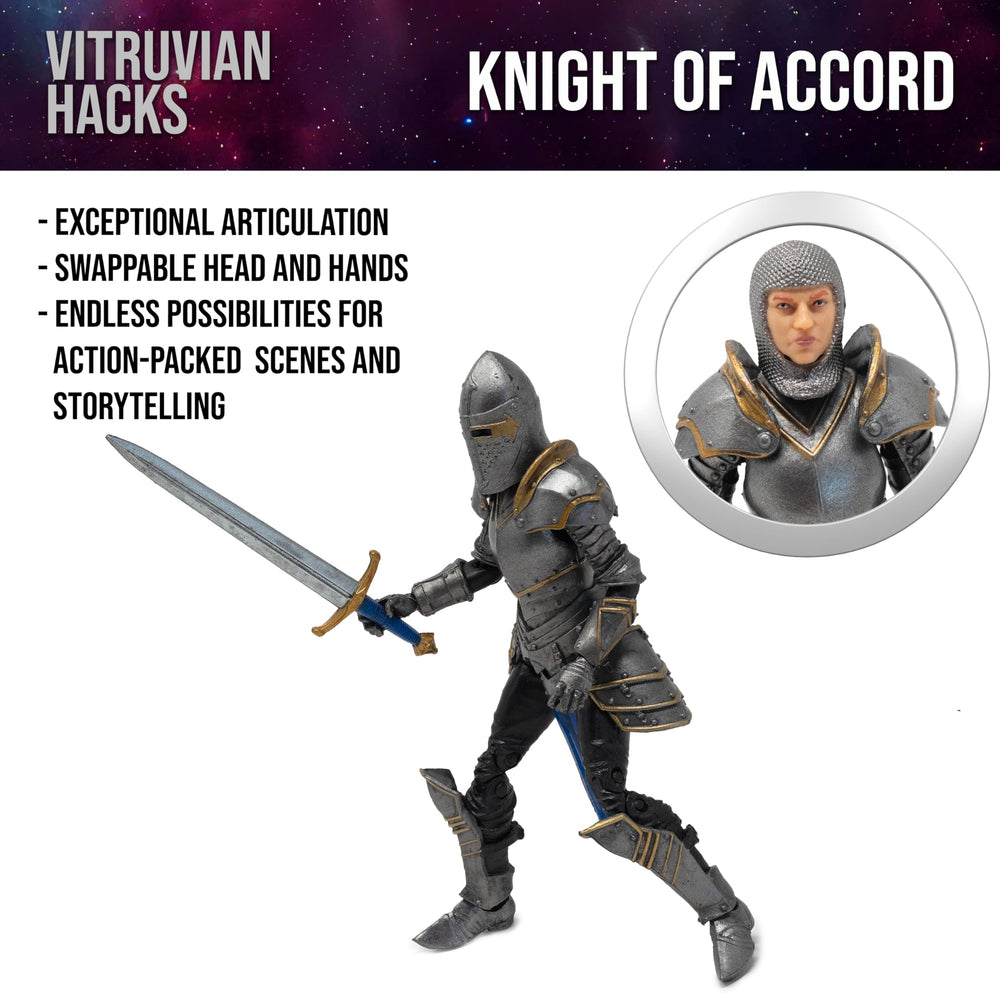 Boss Fight Studio Vitruvian H.A.C.K.S. articulation close-up highlighting joints