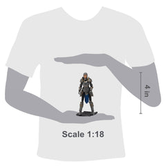 Boss Fight Studio Vitruvian H.A.C.K.S. Female Knight of Accord shield stance for action scenes