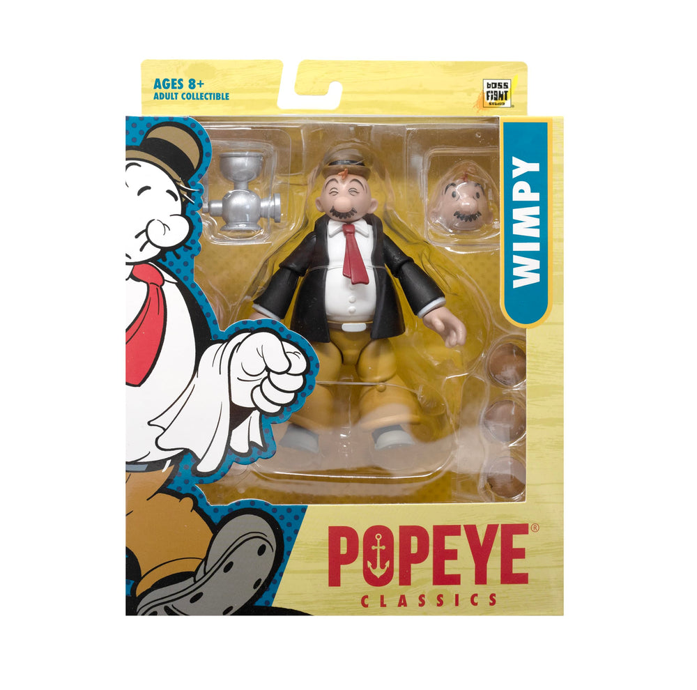 1:12 scale Wimpy figure sized for authentic collector displays.