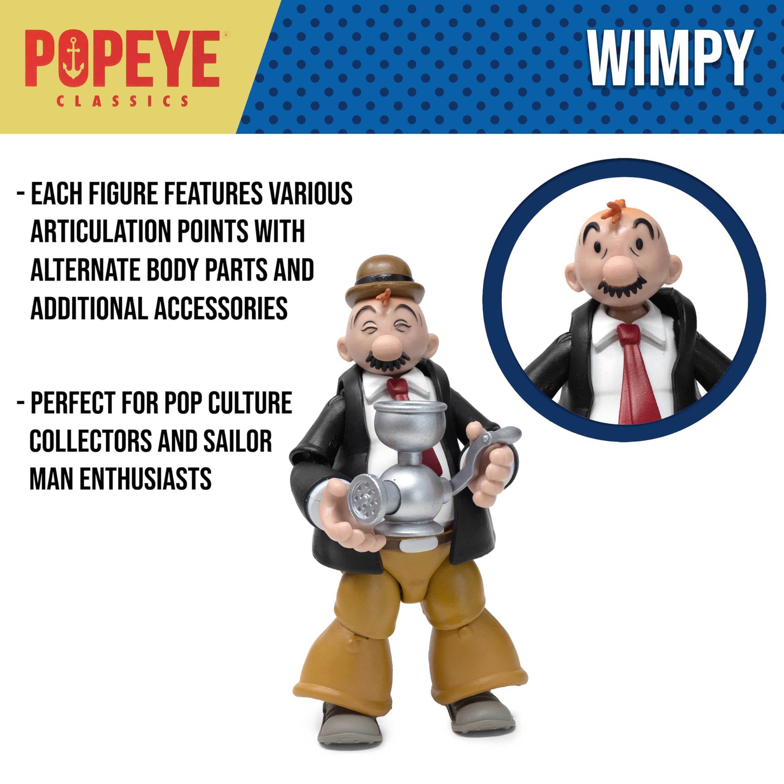 Wimpy with hamburgers adds classic scene detail to your display.