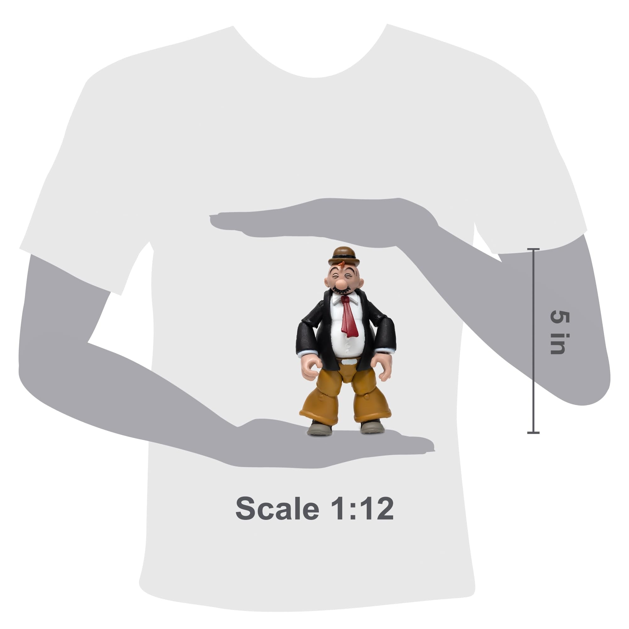 Removable Wimpy hat enhances pose variety and display options.