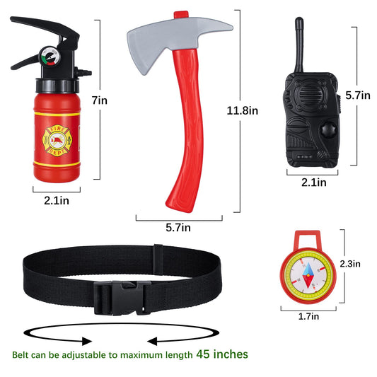Bosvin kid's fireman pants enable active movement during dress-up.
